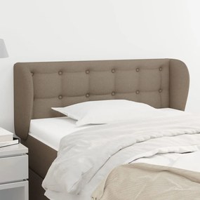 vidaXL Κεφαλάρι με Πτερύγια Taupe 93x23x78/88 εκ. Υφασμάτινο