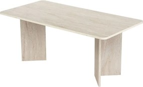 Τραπέζι Linza Megapap χρώμα travertine 180x90x75εκ.