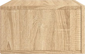 vidaXL Κομοδίνα Επιτοίχια Sonoma Δρυς 35 x 35 x 20 εκ.