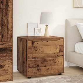 vidaXL Ντουλάπι αποθήκευσης Παλιό Ξύλο 60 x 48 x 57 εκ