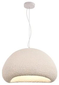 Κρεμαστό Φωτιστικό Οροφής 1xE27 Λευκό Fiberglass Φ40cm 4067-C InLight -4067-C-Λευκό 4067-C