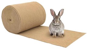 vidaXL Στρώμα κάνναβης για τρωκτικά 0,5x25 m 5 mm