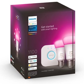 Έξυπνη Λάμπα Philips Kit de inicio E27 9 W E27 LED 6500 K 806 lm
