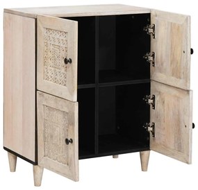 vidaXL Πλαϊνό γραφείο Λευκό 33.5 x 60 x 75 εκ