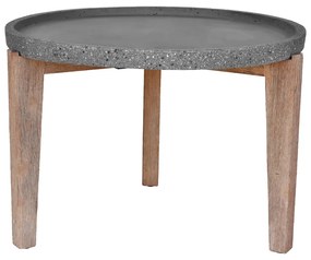 ORRIN COFFEE TABLE ΑΝΘΡΑΚΙ ΦΥΣΙΚΟ 73x73xH48cm - 04-1033