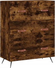 vidaXL Ντουλάπι Καπνιστή Δρυς 69,5x34x180 εκ. από Επεξεργασμένο Ξύλο