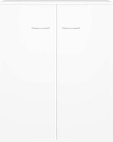 vidaXL Ντουλάπι Λευκό 60 x 30 x 75 εκ. από Επεξεργασμένο Ξύλο