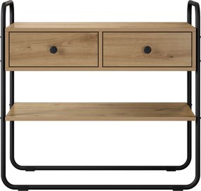 vidaXL Τραπέζι κονσόλας Artisan Δρυς 80 x 40 x 75 εκ.