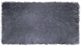 vidaXL Ψεύτικο Δέρμα Προβάτου Χαλί Tafalla Ανθρακί 60 x 110 cm