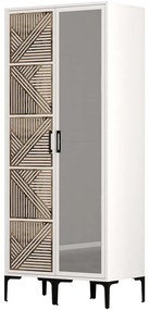 Ντουλάπα Δίφυλλη Kumsal 845HCT5423 80x47,5x201,4cm White Two Door