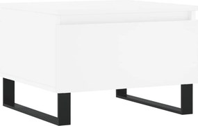 vidaXL Τραπεζάκια Σαλονιού 2 τεμ. Λευκά 50 x 46 x 35 εκ. Επεξεργ. Ξύλο