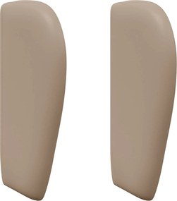 vidaXL Αυτί Κεφαλής Ώχρα 40 x 23 x 6 εκ PVC