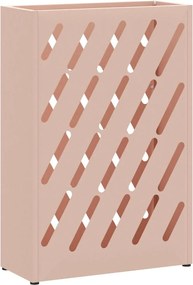 vidaXL Σχέδιο &amp; βάση αποθήκευσης Ροζ 28 x 12 x 41 εκ Ατσάλι