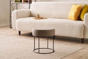 Πουφ Σκαμπό Καφέ DIDIM 40x40x40