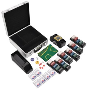 vidaXL Μάρκες Πόκερ Σετ 600 τεμ. 4 γρ.