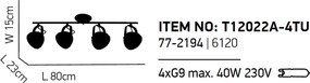 Σποτ Πολύφωτο Homelighting Juno 77-2194 White