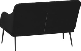 vidaXL Πάγκος Μαύρος 110x76x80 εκ. Βελούδινος