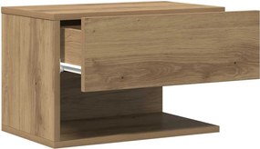 vidaXL Κομοδίνα Επιτοίχια 2 τεμ. Αρτισιανή Δρυς