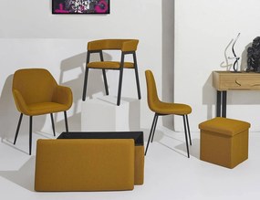 ΚΑΡΈΚΛΕΣ &amp; ΠΟΛΥΘΡΌΝΕΣ ATOMIC YELLOW CHAIR M2 HD0478