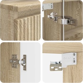 vidaXL Σετ Επίπλων Μπάνιου 4 pcs Sonoma Δρυς