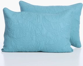 Ζεύγος Μαξιλαροθήκες Καπιτονέ (52x72) Nef-Nef Homeware Blue Charisma Blue