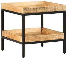 vidaXL Τραπεζάκι Πλευράς Καφέ 45 x 45 x 45 cm Μασίφ ξύλο μάνγκο