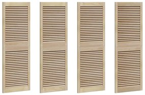 vidaXL Πόρτες Ντουλάπας Other 4 pcs Καφέ 140.5 x 49.5 x 2.1 εκ