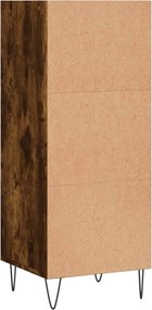 vidaXL Ντουλάπι Καπνιστή Δρυς 34,5 x 32,5 x 90 εκ. από Επεξεργ. Ξύλο