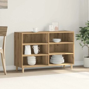 vidaXL Ραφιέρα Αρτισιανή Δρυς 103,5 x 35 x 70 εκ. από Επεξεργ. Ξύλο