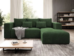 Γωνιακός καναπές Stripes-Δεξιά-Prasino