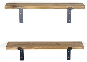 ΡΑΦΙΕΡΑ ΤΟΙΧΟΥ ΣΕ ΚΑΡΥΔΙ ΧΡΩΜΑ HM8997.01 60x14x16 εκ.