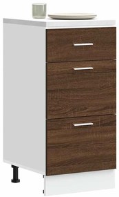 vidaXL Κάτω ντουλάπι Lyon καφέ δρυς 40x46x81,5 cm Κατασκευασμένο ξύλο