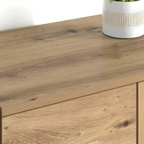 vidaXL Παραδοσιακά Πλευρικά Έπιπλα CORONA 2 pcs Artisan Oak