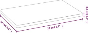 vidaXL Πιάτα Πρωινού 6 Τεμ. 22 x 14 x 0,8 εκ. από Μπαμπού