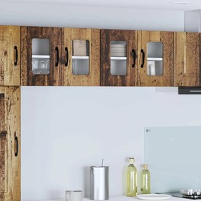 vidaXL Πάνελ πλυντηρίου πιάτων Kalmar 2 pcs Παλιό ξύλο