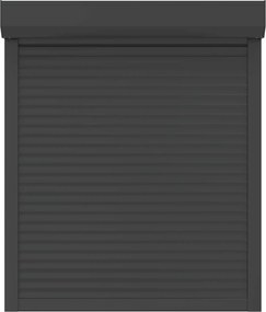 vidaXL Ρολό εισόδου Ανθρακί 100 x 130 cm Αλουμίνιο και Πολυουρεθάνη