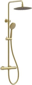 Orabella Imperial Column 10239 Brushed Gold - Στήλη ντους με μπαταρια 2 εξοδων