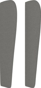 vidaXL Κρεβάτι Boxspring με Στρώμα Σκούρο Γκρι 200x200 εκ. Υφασμάτινο
