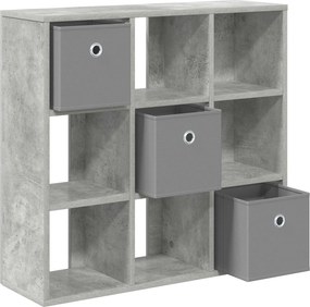 vidaXL Πλαϊνό γραφείο Σκυρόδεμα Γκρι 73,5 x 24 x 69,5 εκ.