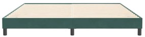 Κρεβάτι Boxspring χωρίς Στρώμα Σκούρο Πράσινο 200x210εκ 3315846