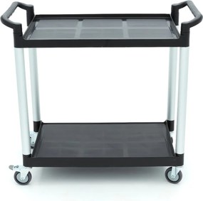 Serving Trolley – 2 Plastic Shelves – 103 x 50,5cm