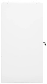 vidaXL Ντουλάπα για Σέλα Λευκό 53 x 53 x 105 εκ. Ατσάλινο