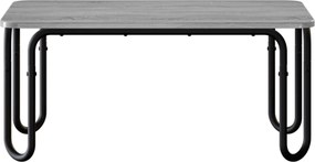 vidaXL Τραπεζάκι σαλονιού Γκρι Sonoma 100 x 50 x 45 cm