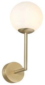 Φωτιστικό Μπάνιου - Τοίχου Gala 63505 G9 max 6W Satin Gold Faro Barcelona Aluminium, Glass