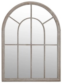 vidaXL Καθρέφτης για Εσ. Χώρους Λευκό της Άμμου 60x45 εκ. από Σίδερο