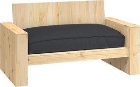 vidaXL Μαξιλάρι Μαύρο 120 x 80 x 12 cm Ύφασμα Όξφορντ