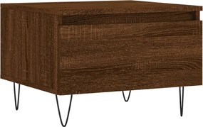 vidaXL Τραπεζάκια Σαλονιού 2 τεμ. Καφέ Δρυς 50x46x35 εκ. Επεξ. Ξύλο