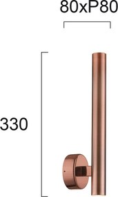 Σποτ Μονόφωτο LED Viokef Elliot Copper 4227302