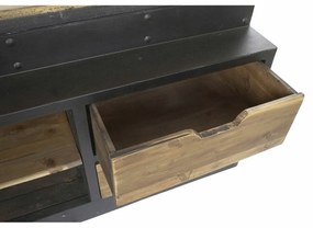 Βιβλιοπωλείο DKD Home Decor Μέταλλο Αλουμίνιο Τζίντζερ (160 x 45 x 243 cm)
