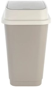 ESTIA ΚΑΔΟΣ ΑΠΟΡΡΙΜΑΤΩΝ FLIPTOP ΠΛΑΣΤΙΚΟΣ 25lt ΓΚΡΙ